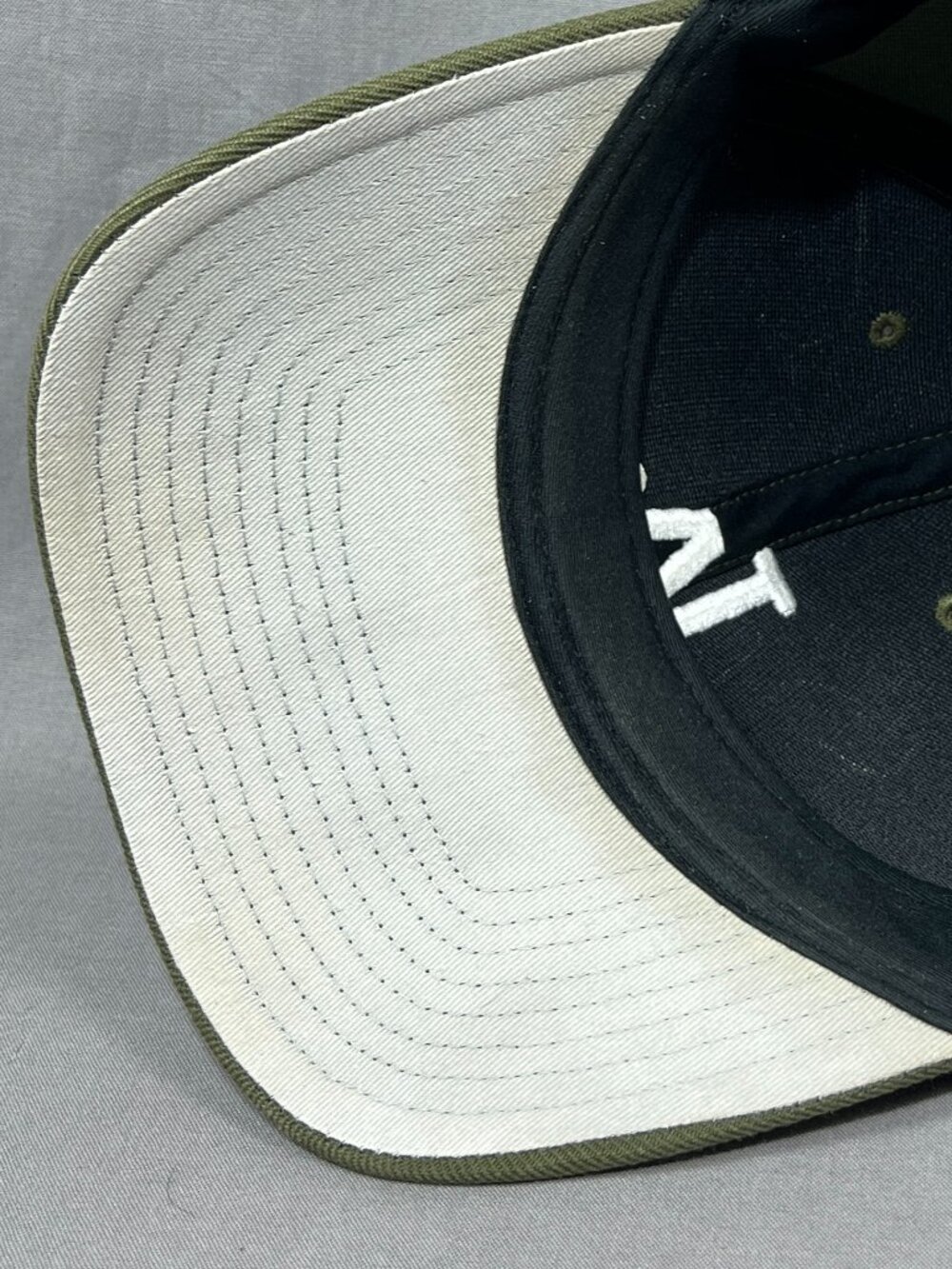Los Angeles Dodgers LA 47 Brand MLB Strapback Hat Olive Green Adjustable Mens - Picture 9 of 16